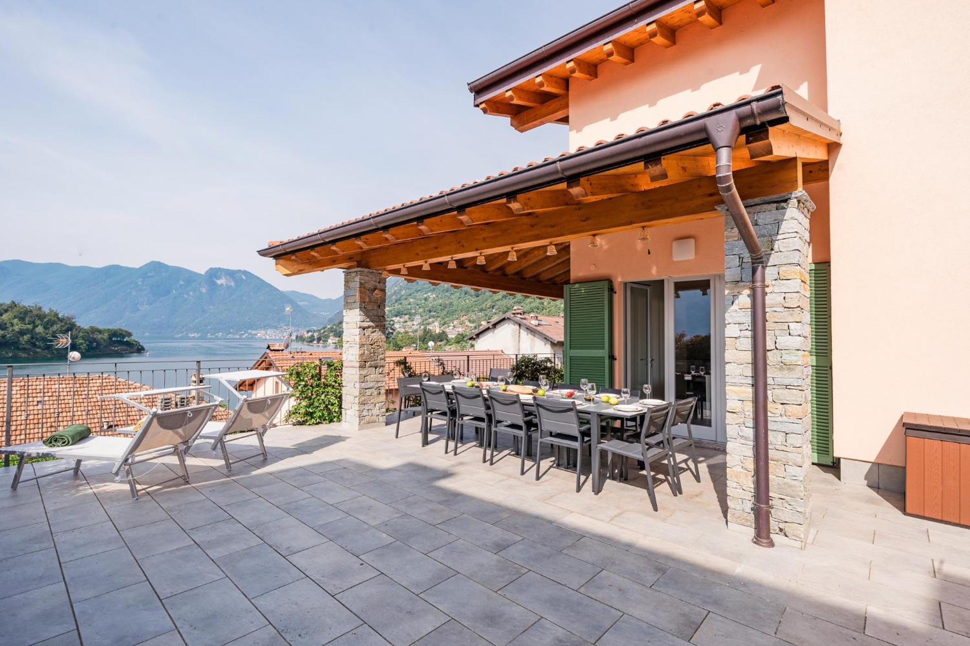Comacina Villa Côme Esterno foto