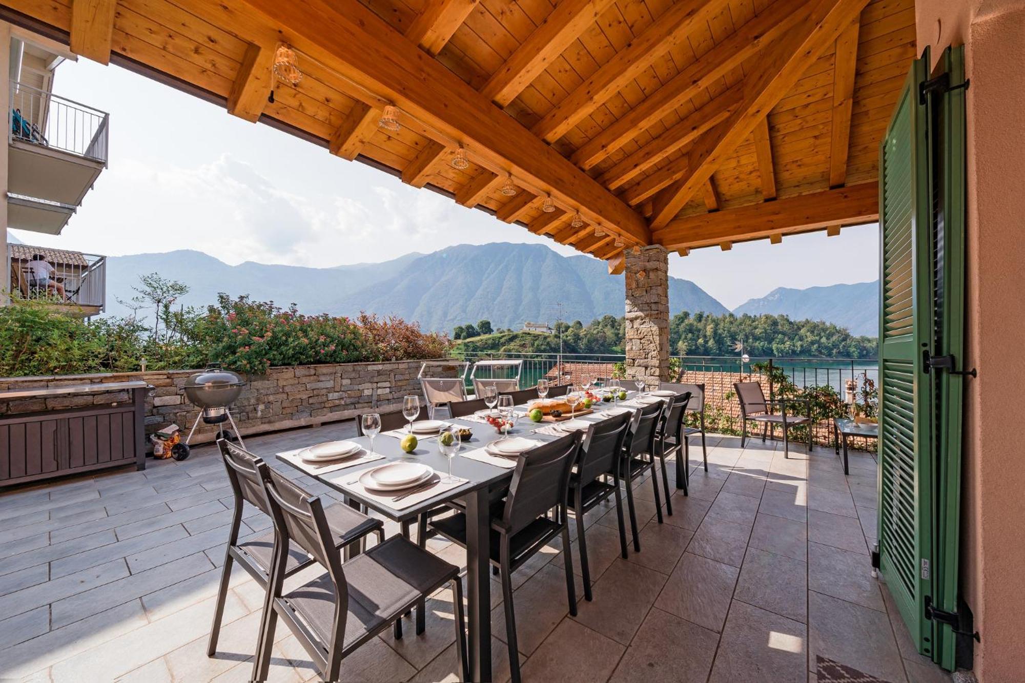 Comacina Villa Côme Esterno foto