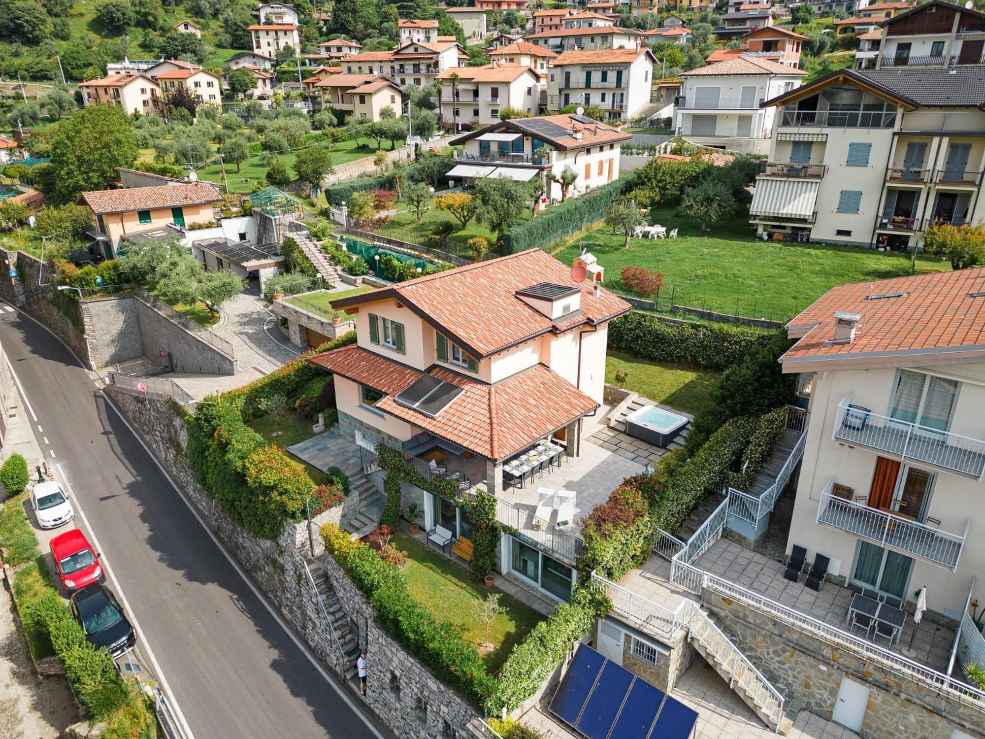 Comacina Villa Côme Esterno foto
